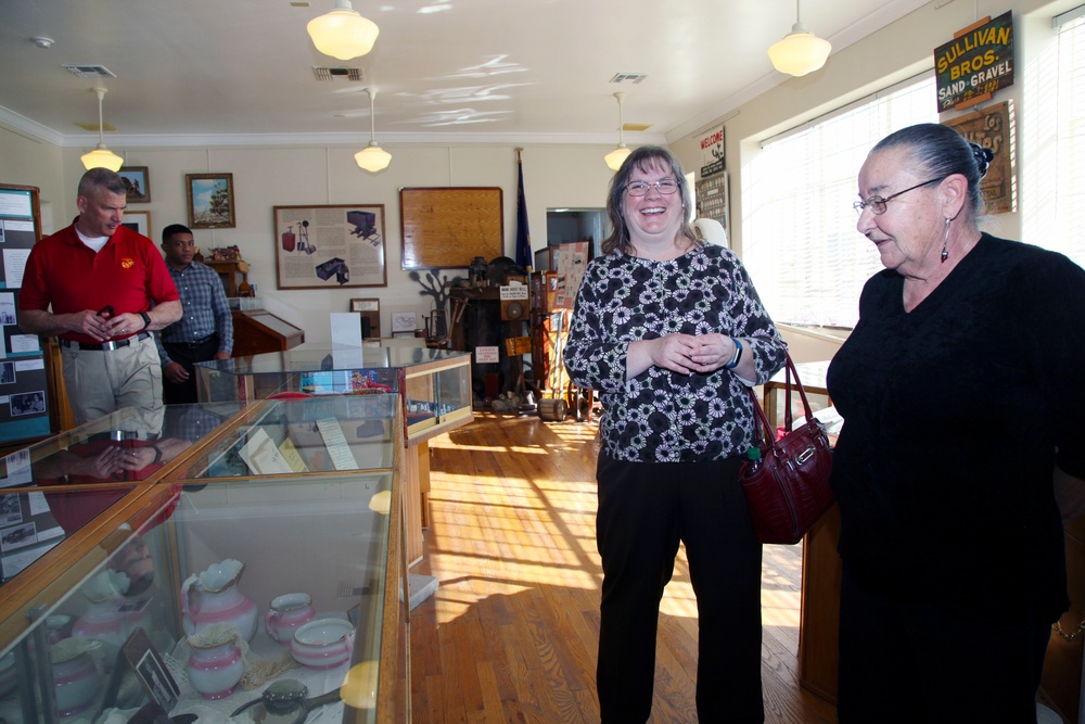 Combat Center leadership tour Old Schoolhouse Museum