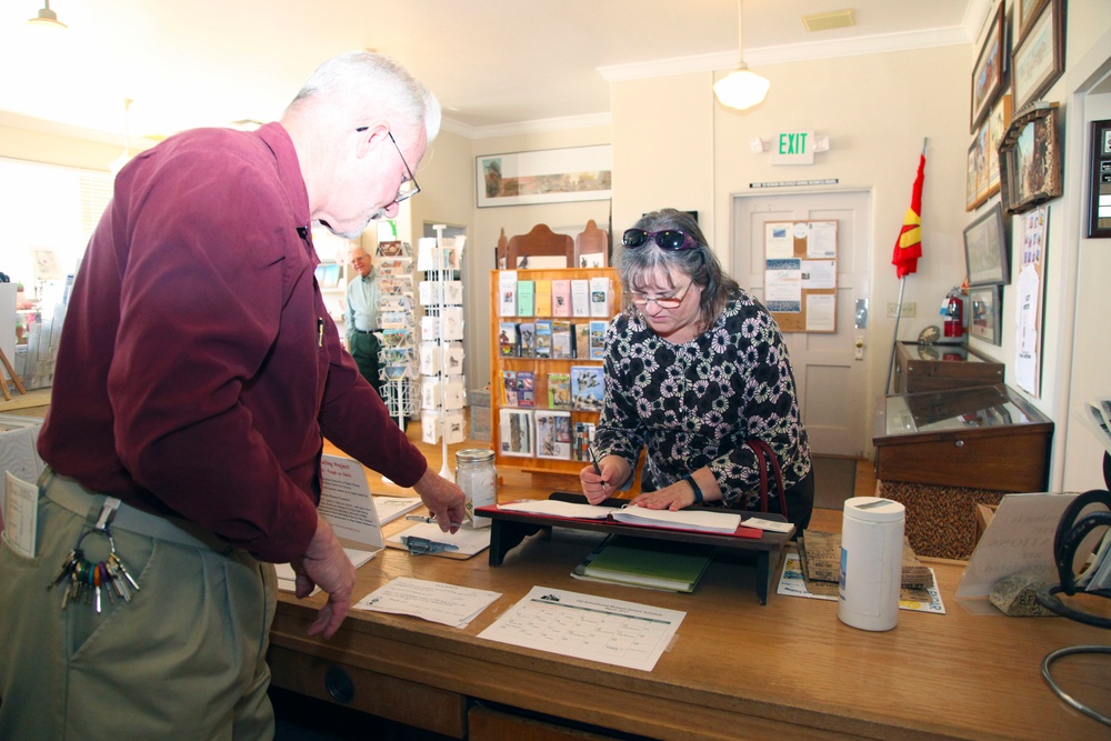 Combat Center leadership tour Old Schoolhouse Museum
