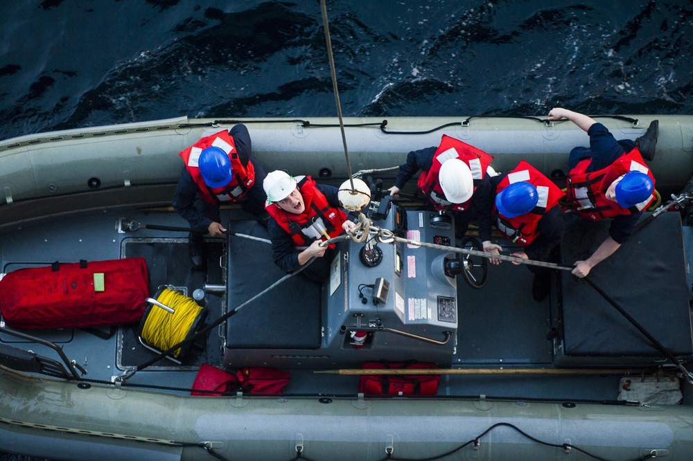 Seven Meter Boat Recovery