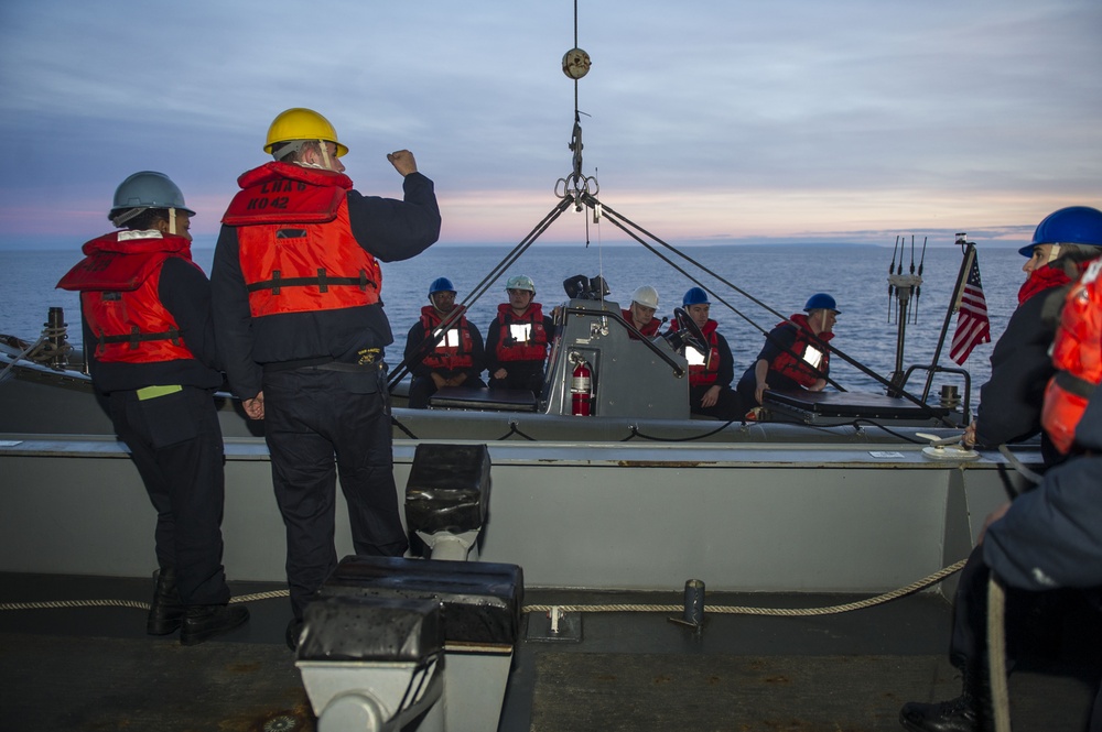 Seven Meter Boat Recovery