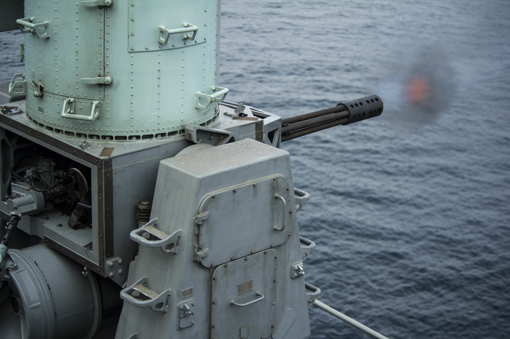 CIWS Firing Test