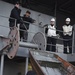 Nimitz Sailors lift boat