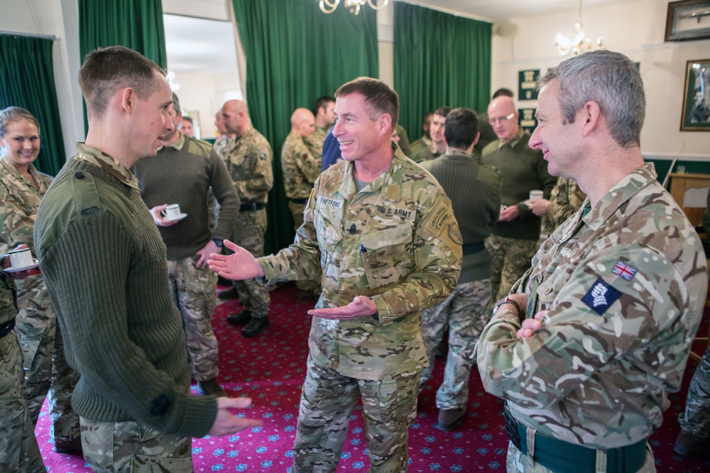 USCENTCOM CSM speaks to U.K. soldiers