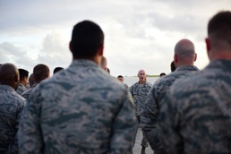 B-2 Spirits complete deployment, joint and combined training missions with B-1s, F-22s and Australian allies