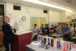 Two-star general takes message home