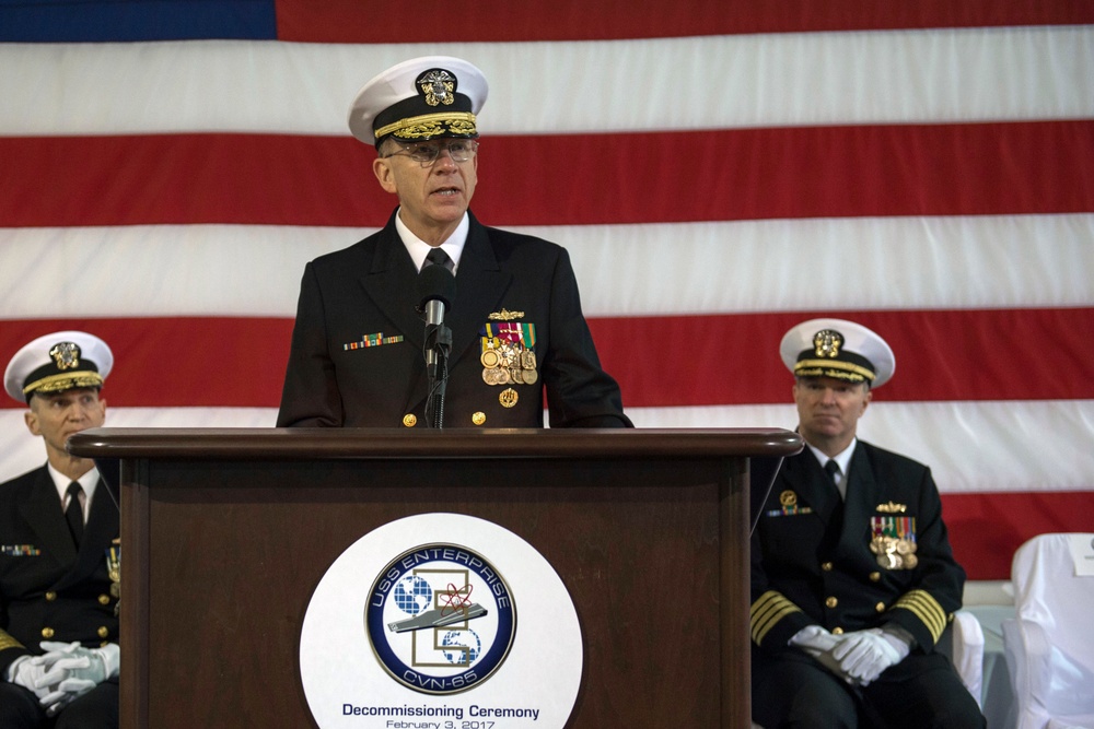 Navy Decommissions &quot;The Big E&quot;