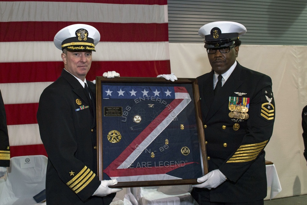 Navy Decommissions &quot;The Big E&quot;