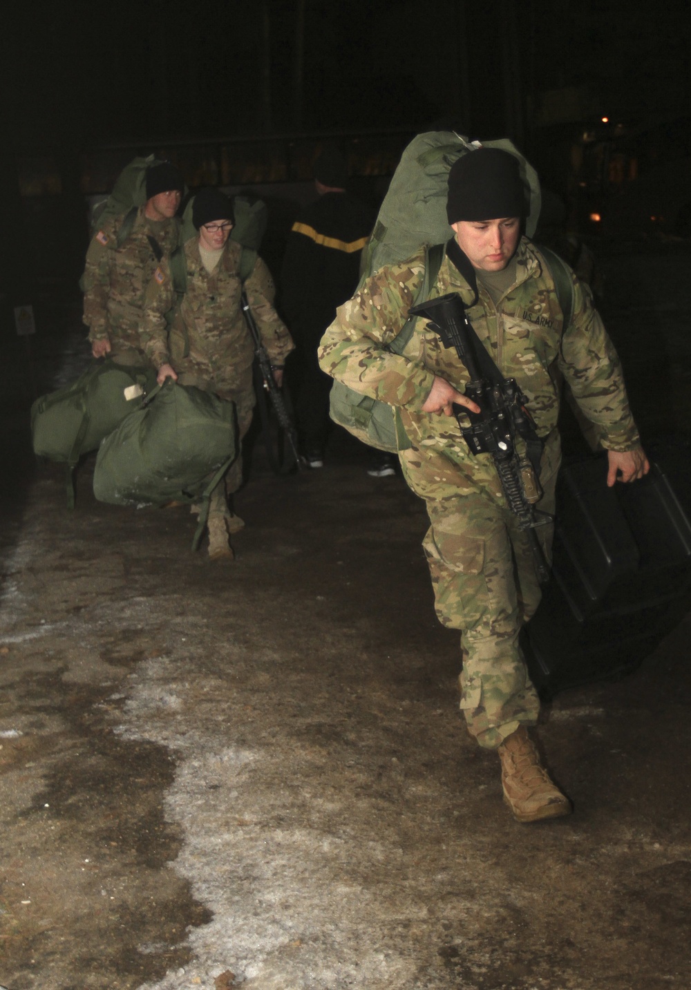 1-68 AR Soldiers arrive in Latvia for 9-month rotation