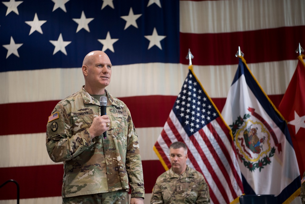 Allen assumes responsibility for West Virginia National Guard enlisted force