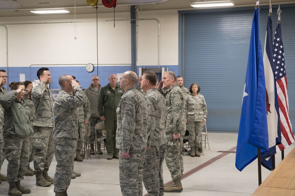 130th Logistics Readiness Squadron change of command ceremony