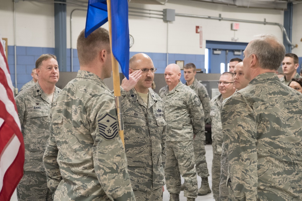 130th LRS Change of Command ceremony