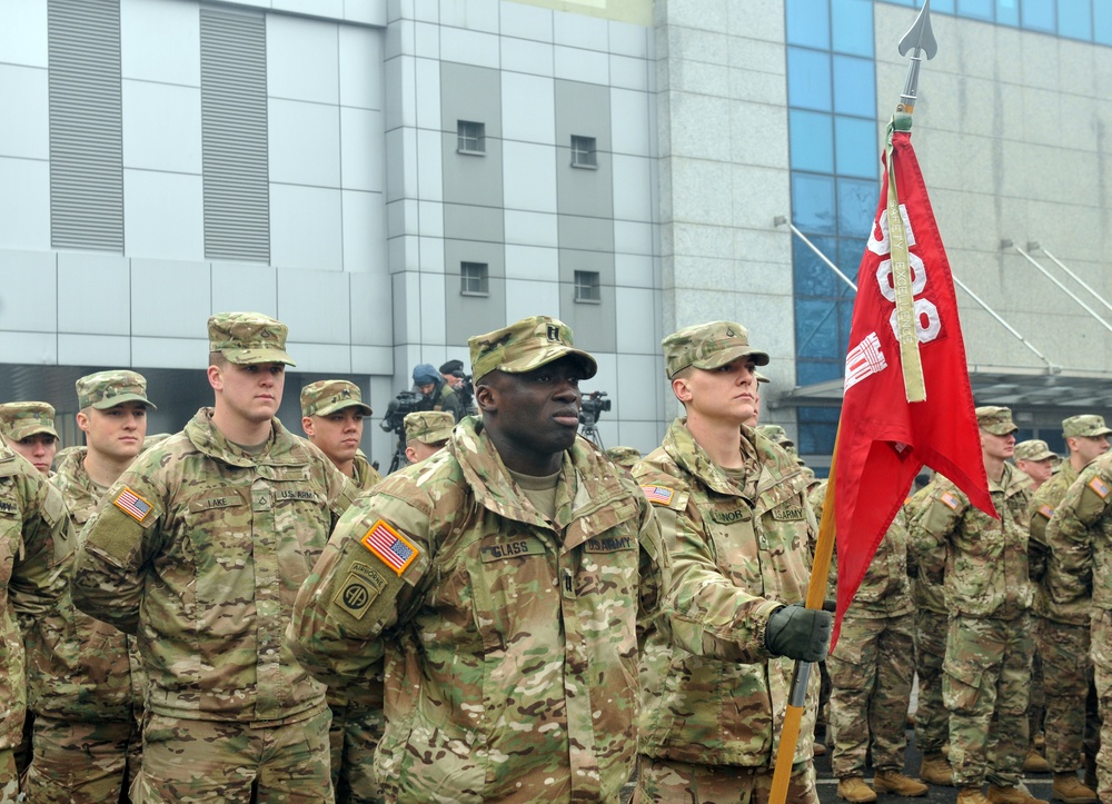 588th BEB, 4th ID has welcome celebration ceremony