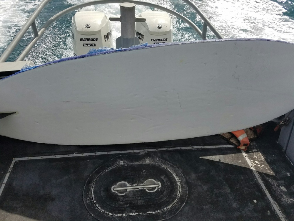 The Coast Guard is seeking the public's help identifying the owner of an unmanned, adrift surfboard found off Kaneohe Bay