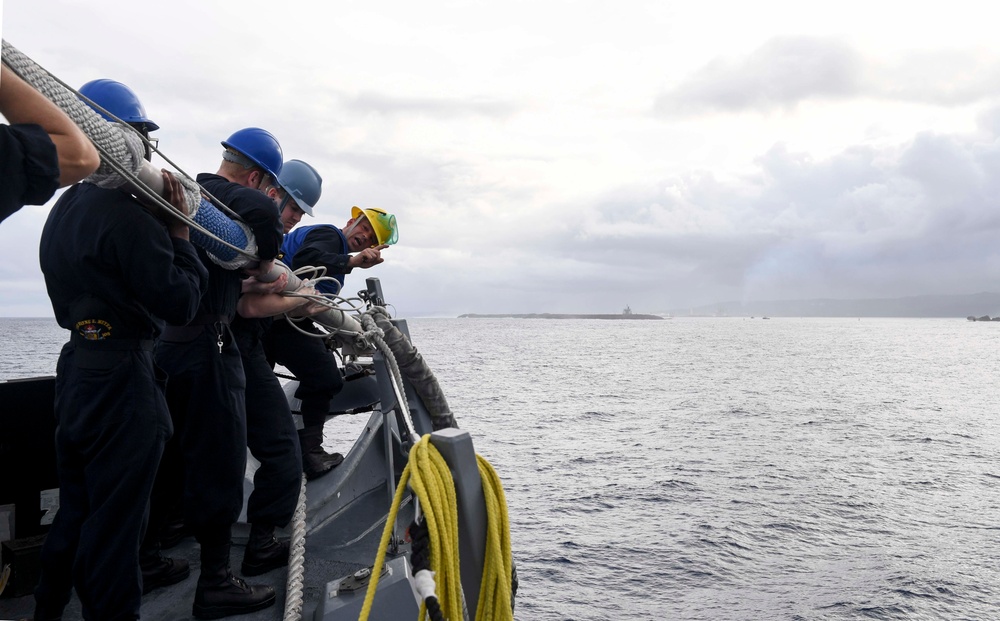 USS Wayne E. Meyer (DDG 108) Arrives in Guam