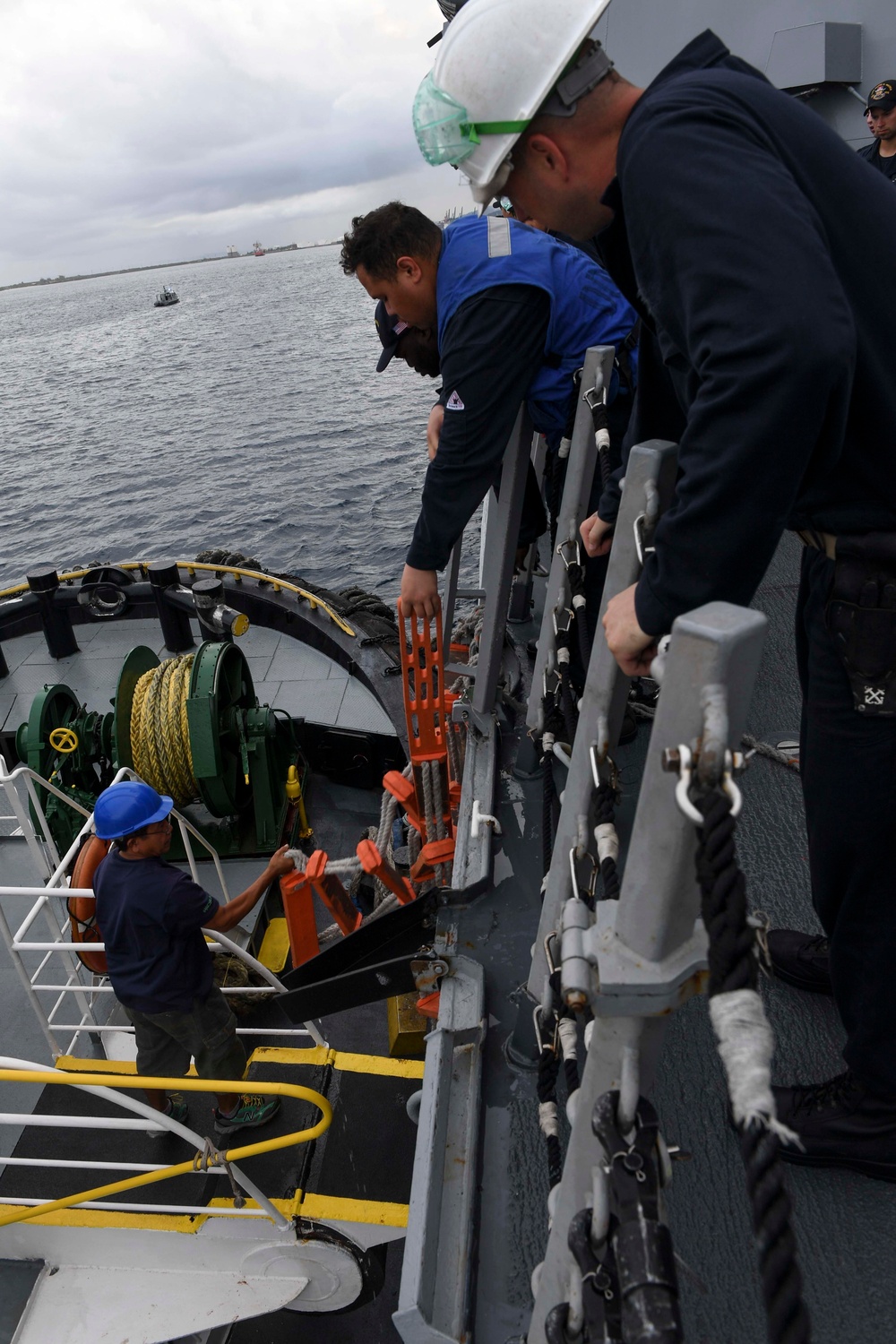 DVIDS - Images - USS Wayne E. Meyer (DDG 108) Arrives in Guam [Image 2 ...