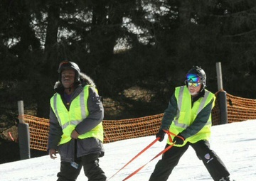 Corps employee hits the slopes to assist adaptive skiers