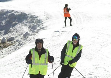 Corps employee hits the slopes to assist adaptive skiers
