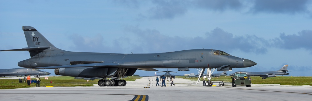 Dyess B-1s deploy to Andersen, take over Continuous Bomber Presence operations