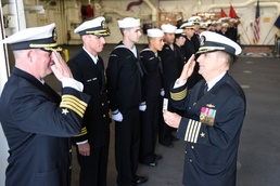 USS San Diego Change of Command