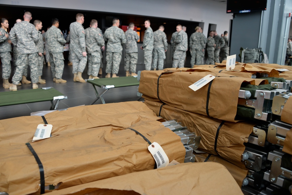 Troops Move Into FedEx Field