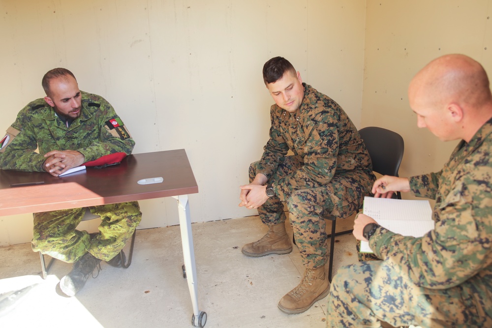 Task Force Southwest Marines enhance rapport-building skills