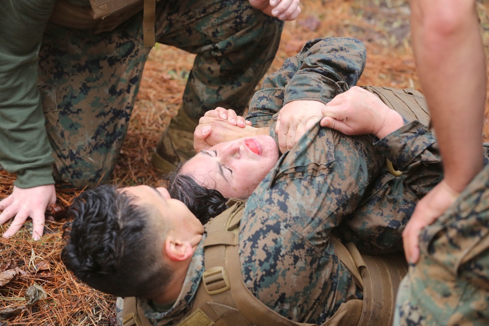 Marines graduate Martial Arts Instructor course aboard MCAS Cherry Point