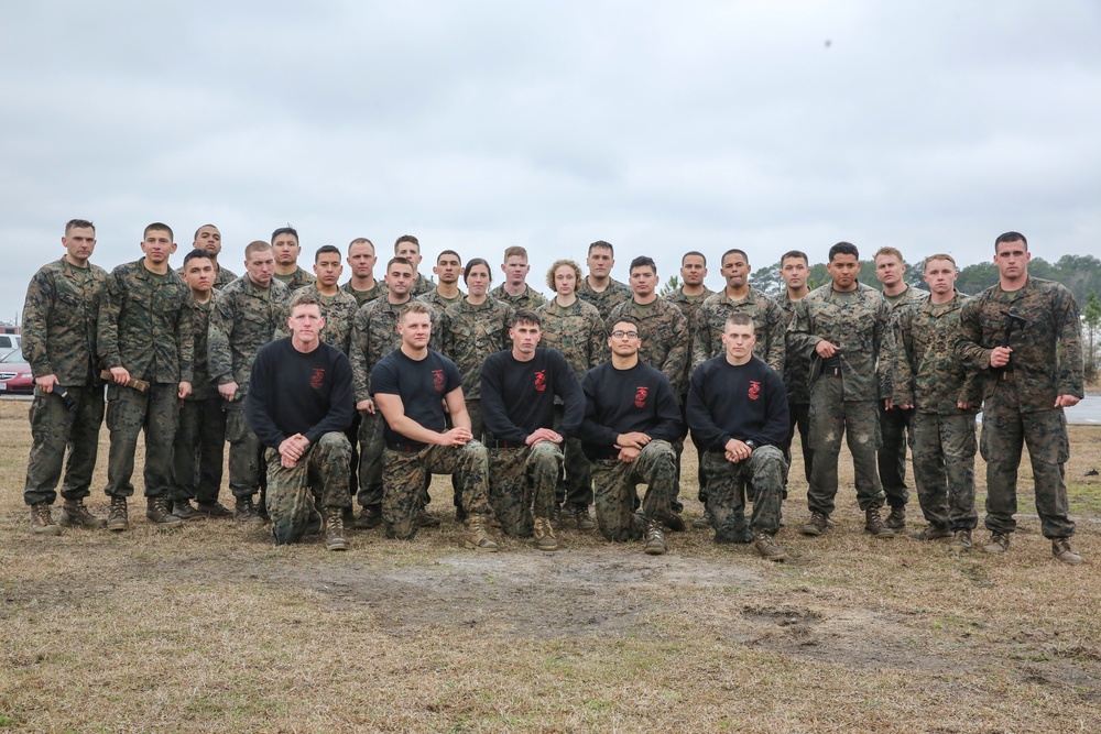 Marines graduate Martial Arts Instructor course aboard MCAS Cherry Point