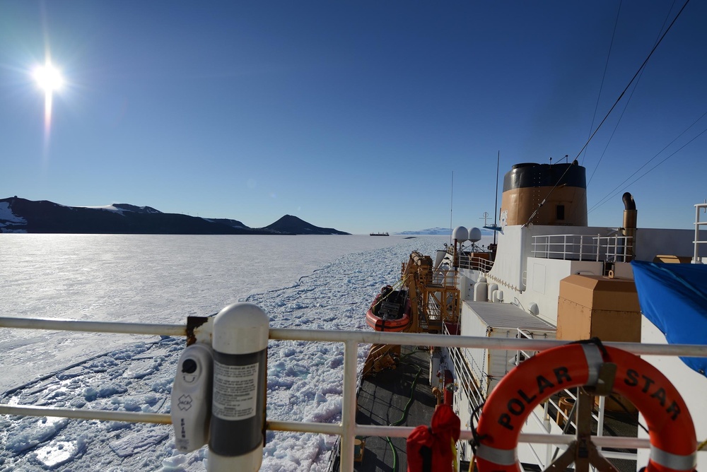 Coast Guard Cutter Polar Star icebreaking operations
