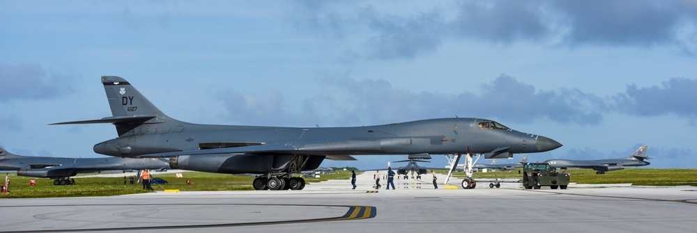 Dyess B-1s deploy to Andersen, take over Continuous Bomber Presence operations