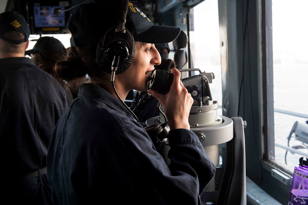 GHWB is the flagship of Carrier Strike Group (CSG) 2, which is comprised of the staff of CSG-2; GHWB; the nine squadrons and staff of Carrier Air Wing (CVW) 8; Destroyer Squadron (DESRON) 22 staff and guided-missile destroyers USS Laboon (DDG 58) and USS