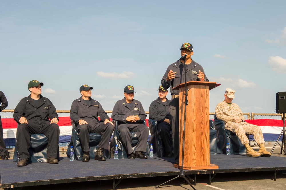 USS Comstock Change of Command