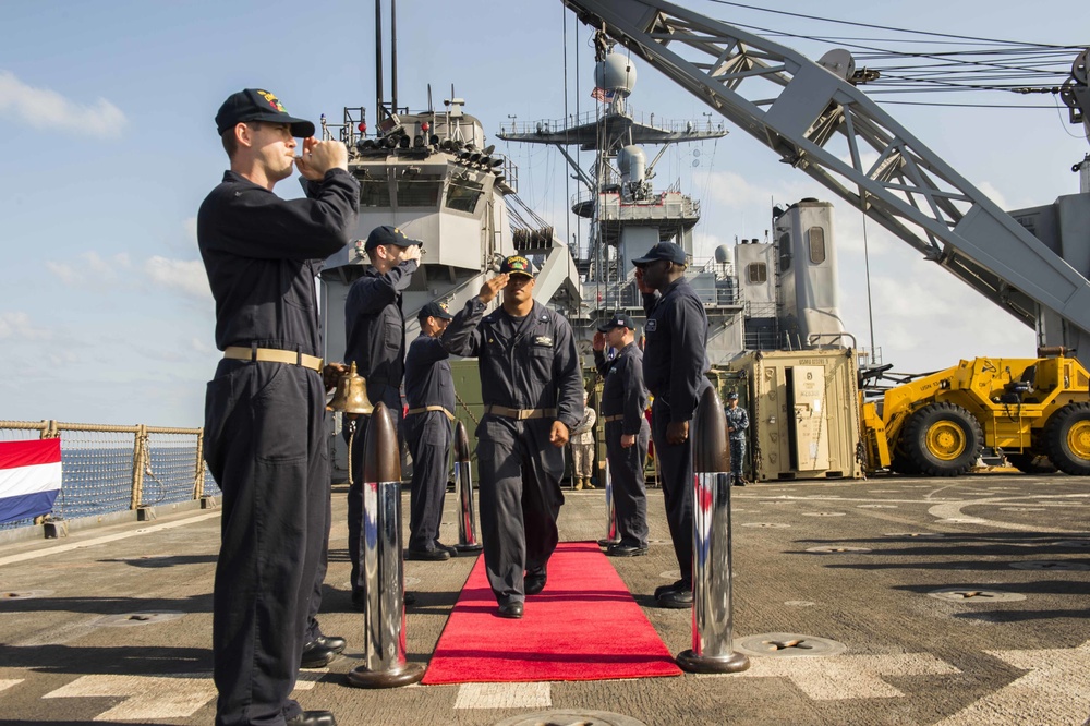 USS Comstock Change of Command