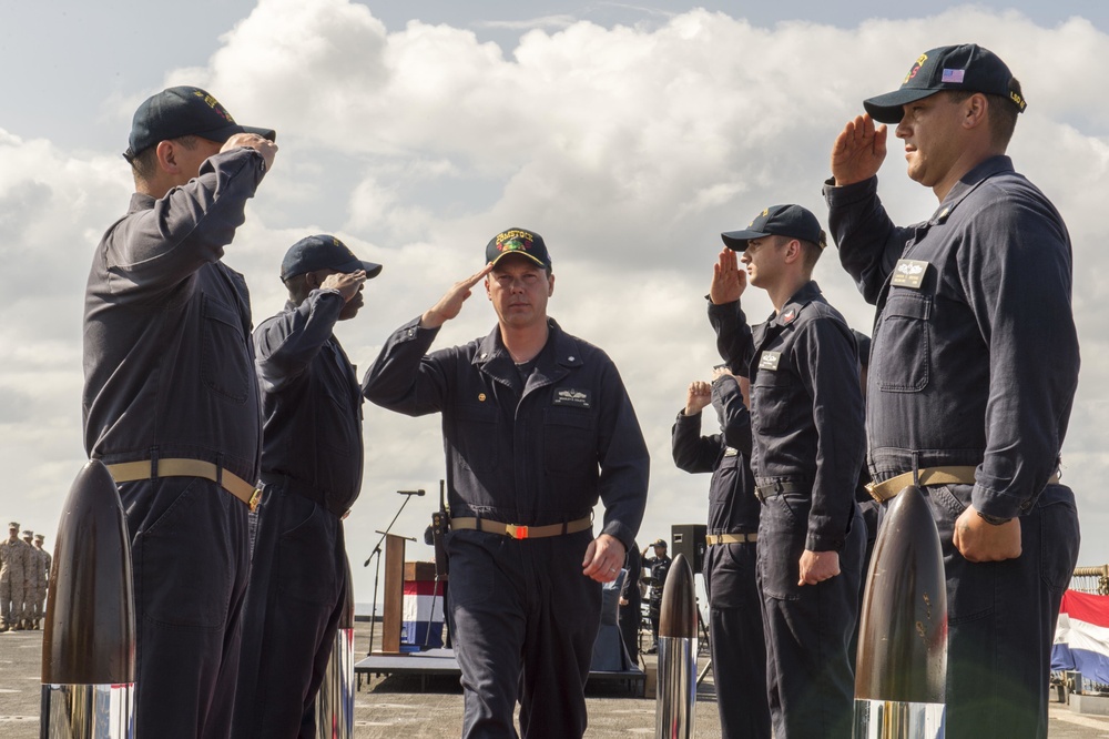 USS Comstock Change of Command