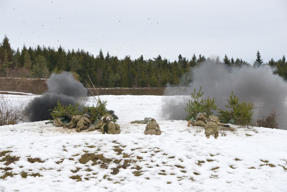 2/503rd Infantry Battalion (Airborne) conduct training at GTA