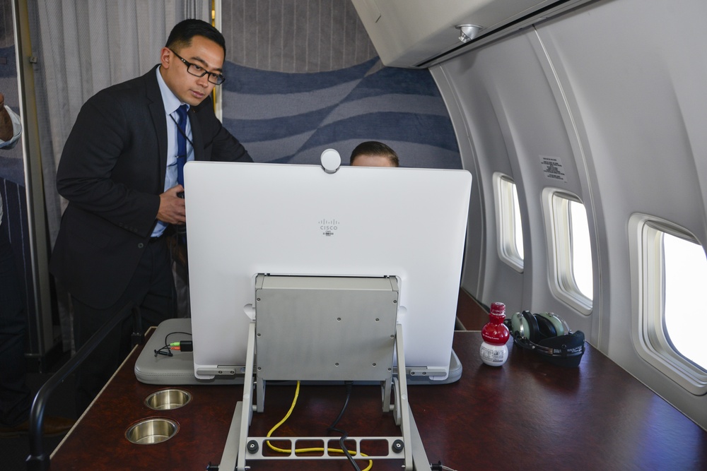 Upgraded C-40Bs bring state-of-art comms to VPOTUS airlift