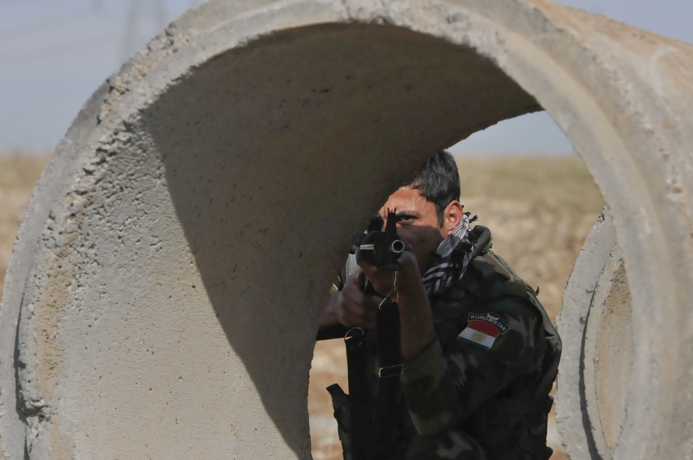 Peshmerga Soldier keeping watch