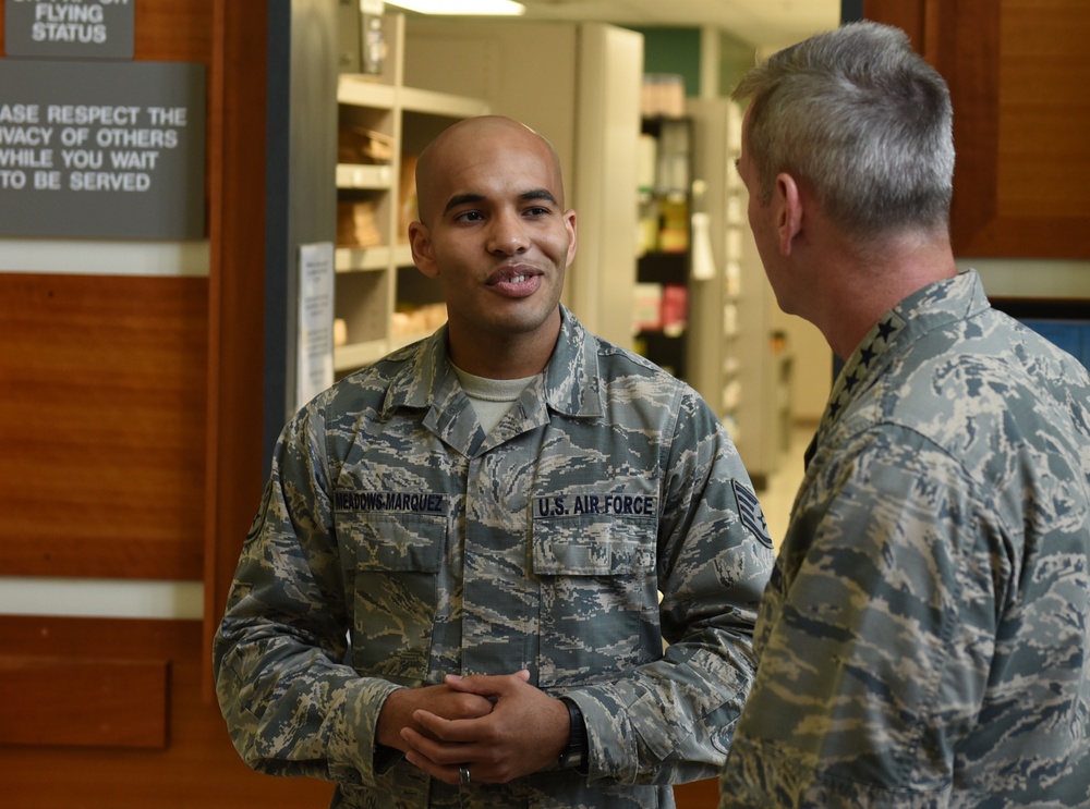 PACAF commander visits Andersen, asserts importance of warfighting capability in Pacific