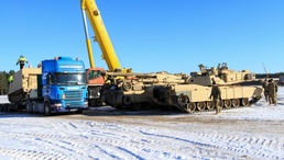 1-68 AR tracks on ground in Latvia