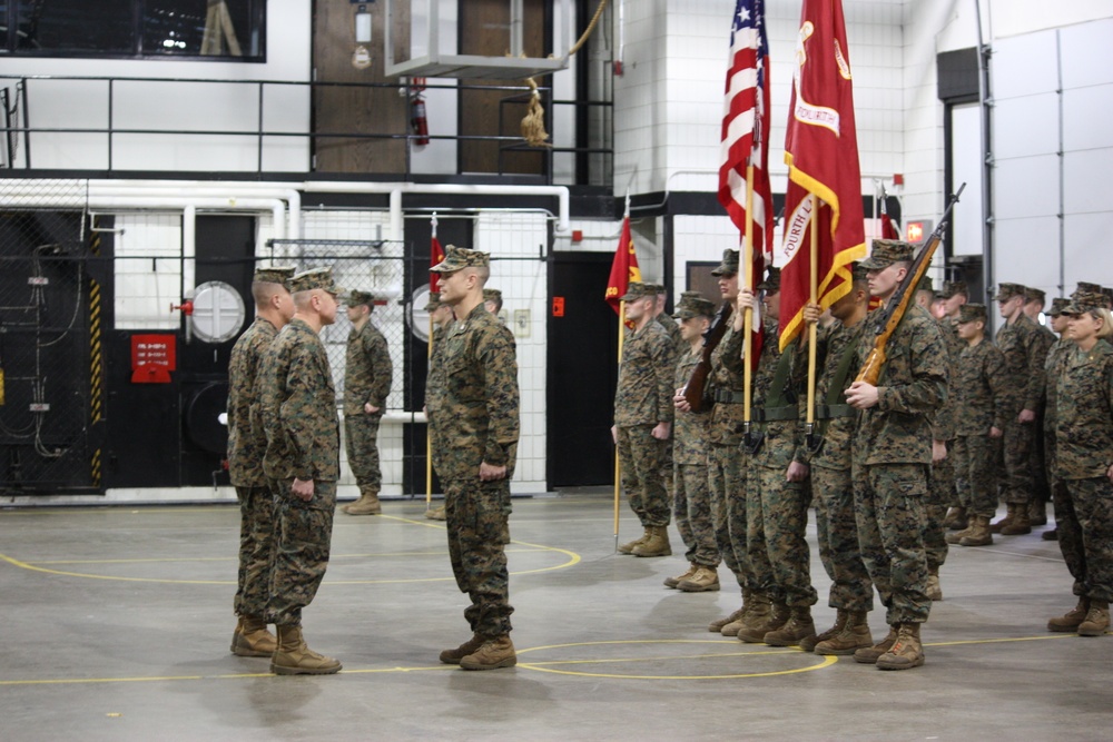 Change of Command at 4th Law Enforcement Battalion