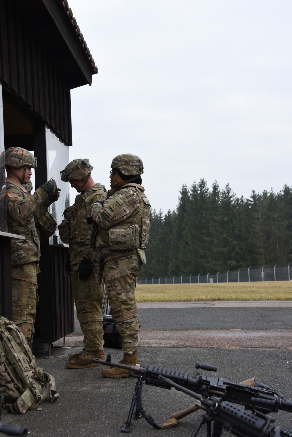 M240 Machine Gun shooting range training