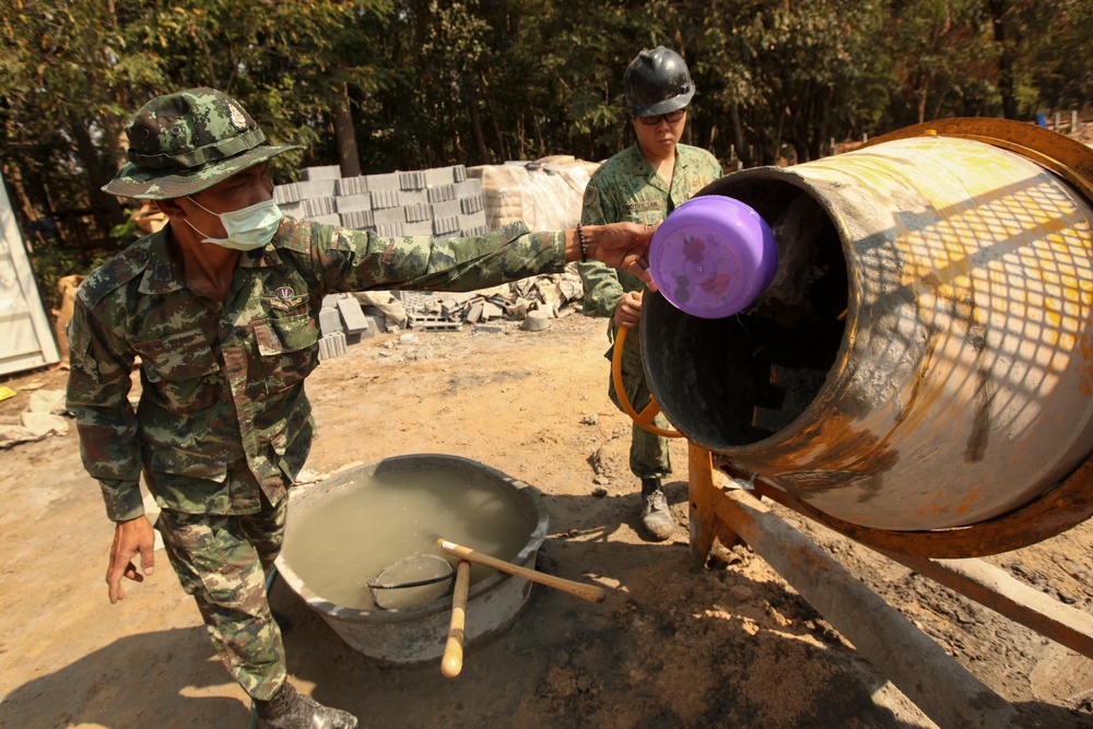 Classroom Construction Continues at Ban Nong Mee