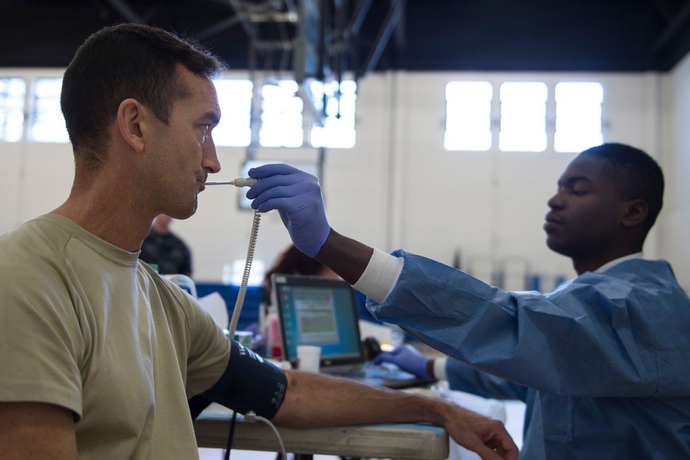 Giving blood to brothers in arms