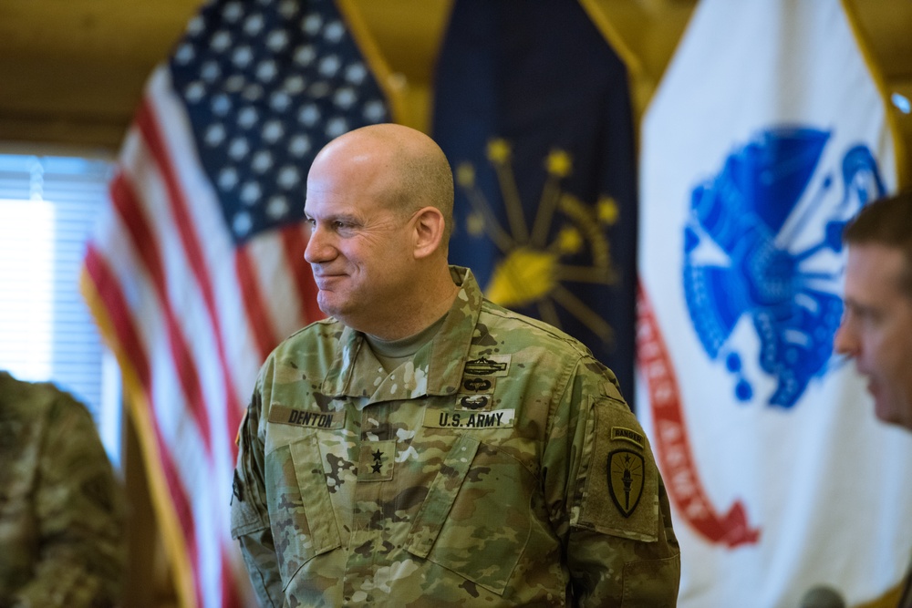 Indiana National Guard two-star general retires after 32 years of service