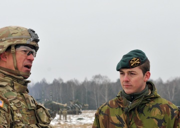 3-29 FA, 4TH ID fires first 155mm rounds in Poland