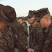 Drill instructor gives younger brother Eagle, Globe, and Anchor on Parris Island