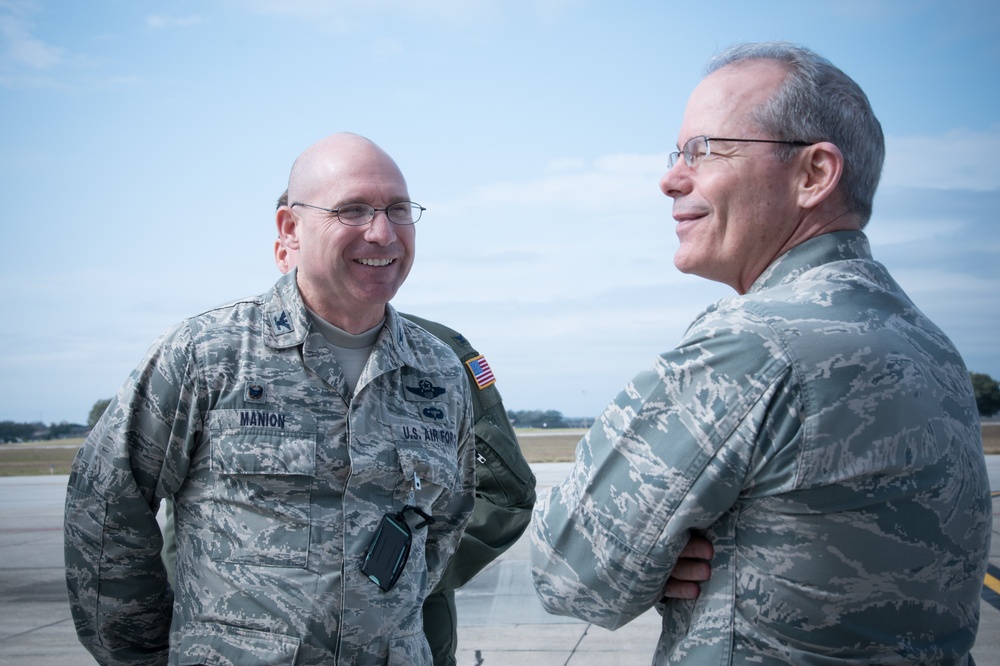 AETC leaders immersed in AFRC wing