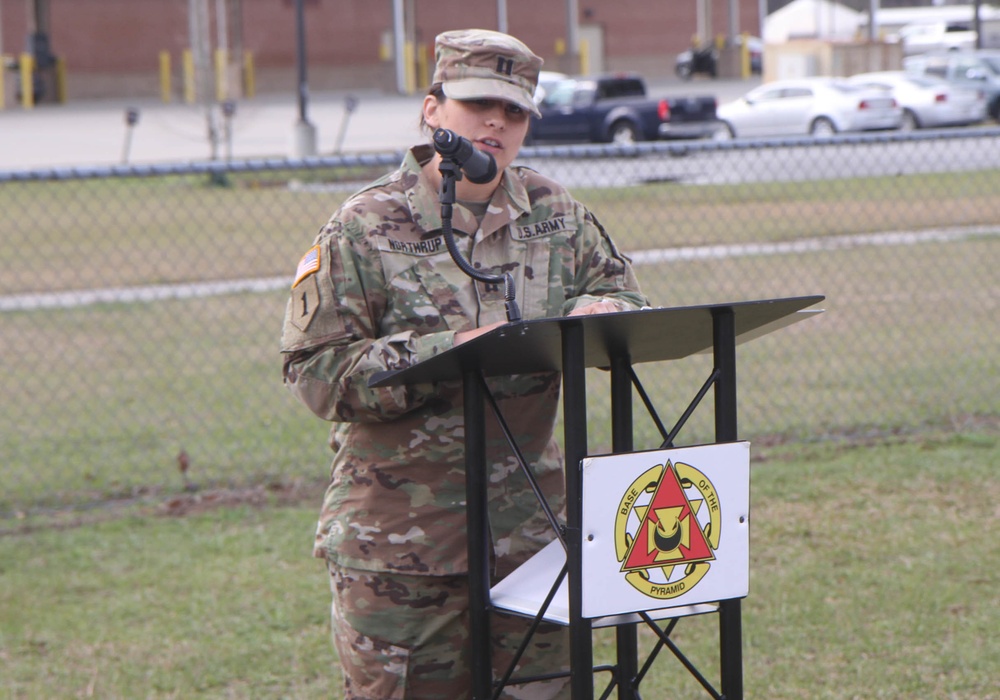 HHC 87th welcomes new commander