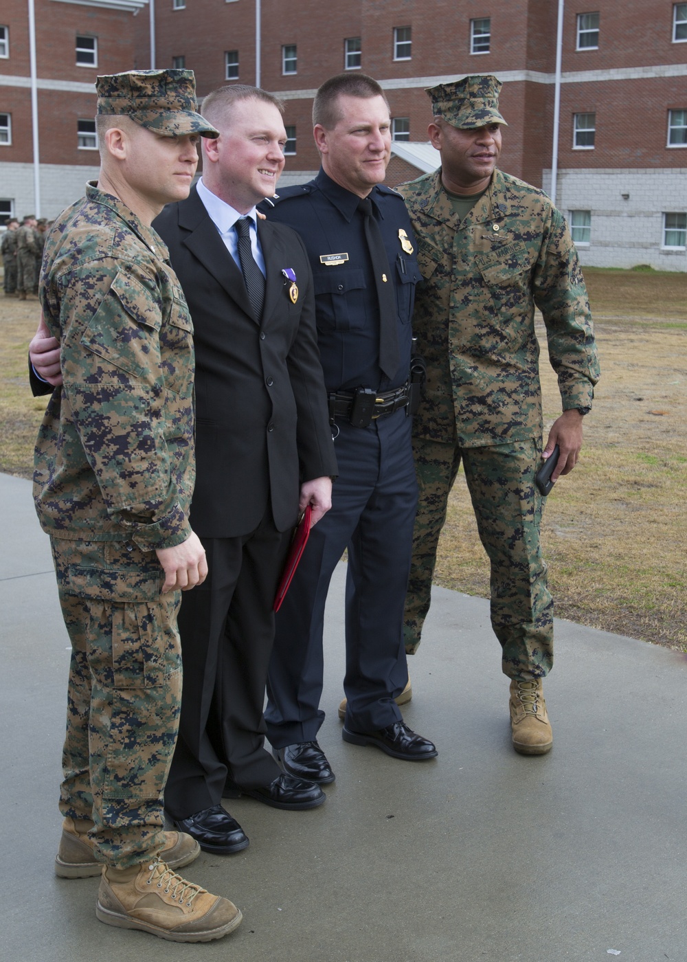 Marine awarded Purple Heart