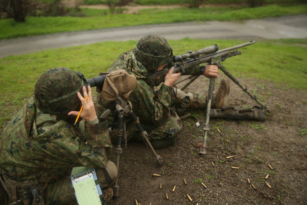 U.S. Marines, Japanese Soldiers Put Rounds Down Range During Exercise Iron Fist 2017