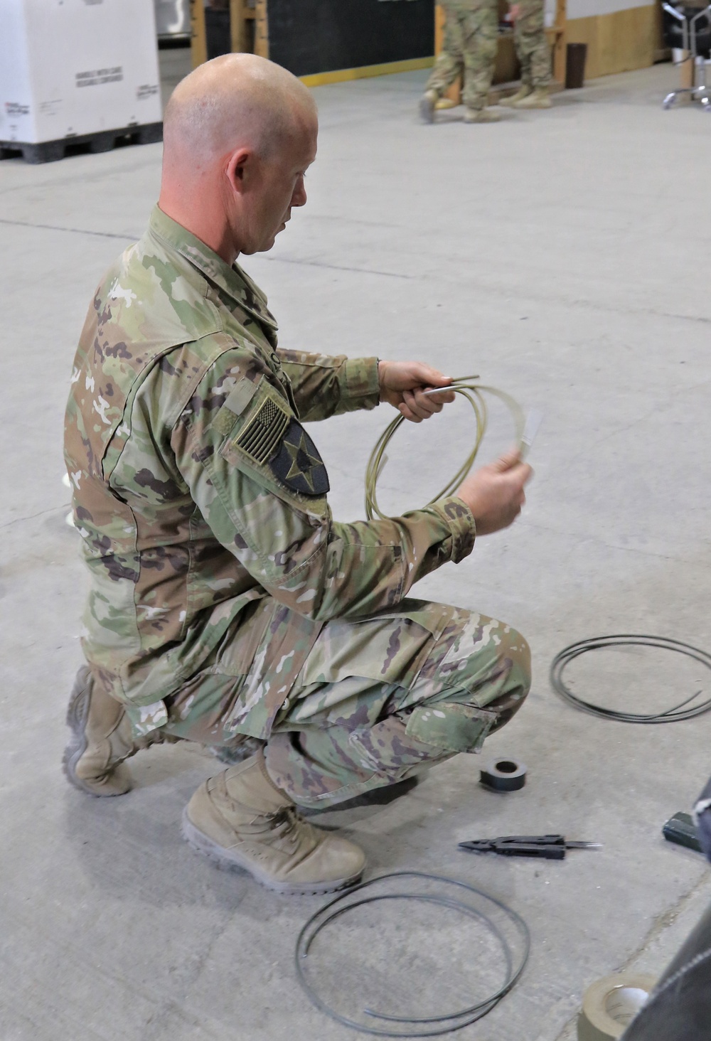 Salvage Diver board commences on Camp Patriot